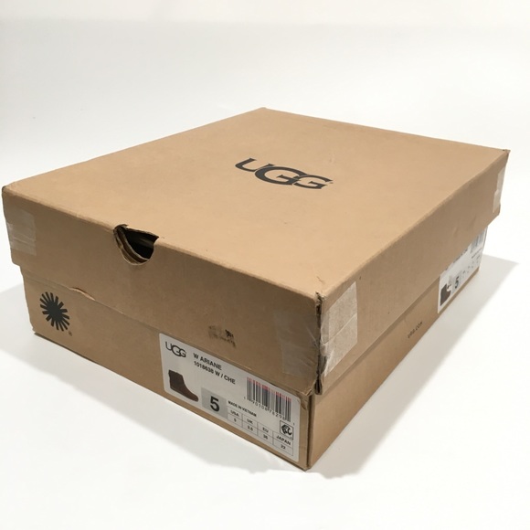 UGG Ariane Studded Fringe Ankle Boots -Chestnut Nubuck -Women’s US 5 -NEW - Picture 8 of 8